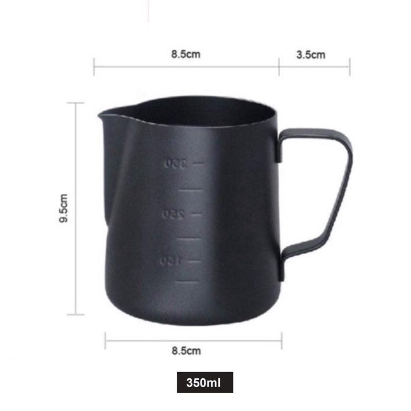 (Ready Stock)Coffee Espresso Milk Frothing Pitcher Jug Stainless Steel Teflon Rainbow 350ml |550ml| 600ml