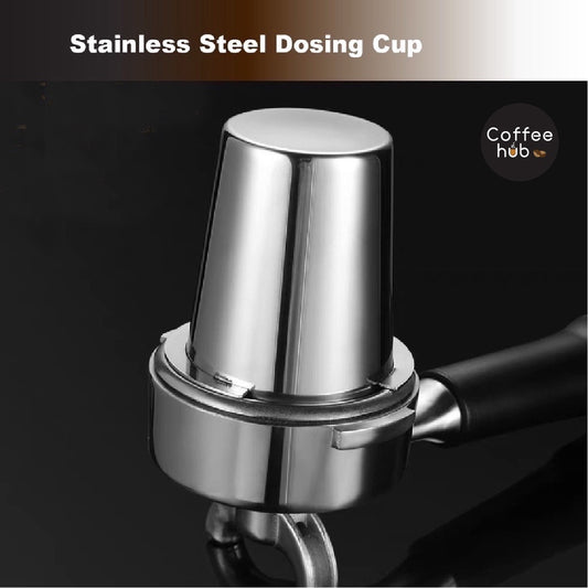 (Ready Stock)Coffee Espresso Dosing Cup Stainless Steel Coffee Dosing 51mm 58mm