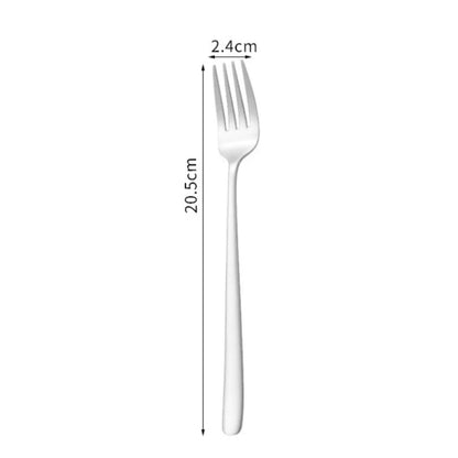 ( Ready Stock ) Stainless Steel Dinnerware Fork Knife Spoon Tableware Steak Coffee Kitchen Accesories