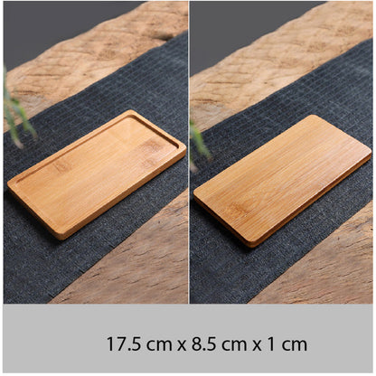 (READY STOCK) Coffee Cup Wood Coaster Square Round Resistant Heat Drink Mat Cup Pad Non Slip 8.8cm