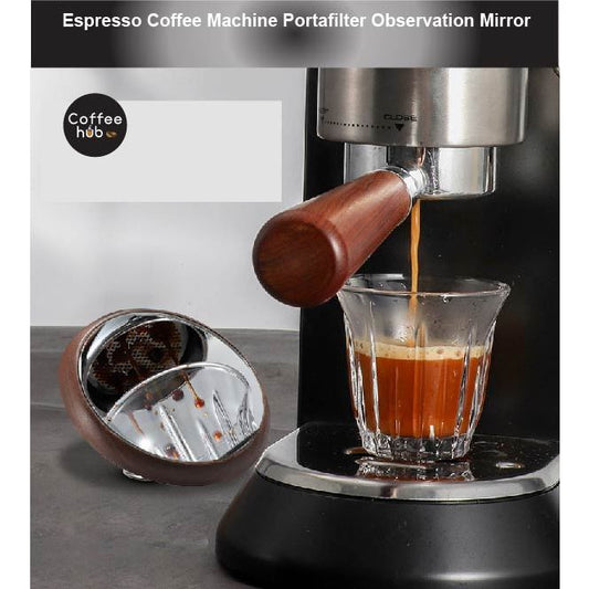 (Ready Stock)Espresso flow rate observation reflective mirror coffee tampering coffee machine tool lens