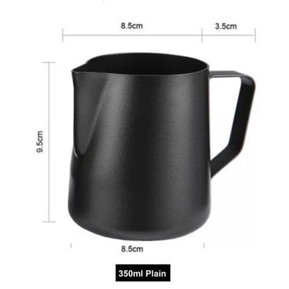 (Ready Stock)Coffee Espresso Milk Frothing Pitcher Jug Stainless Steel Teflon Rainbow 350ml |550ml| 600ml