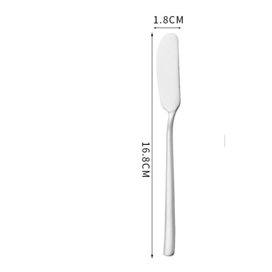 ( Ready Stock ) Stainless Steel Dinnerware Fork Knife Spoon Tableware Steak Coffee Kitchen Accesories