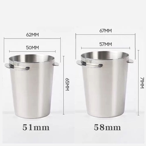 (Ready Stock)Coffee Espresso Dosing Cup Stainless Steel Coffee Dosing 51mm 58mm