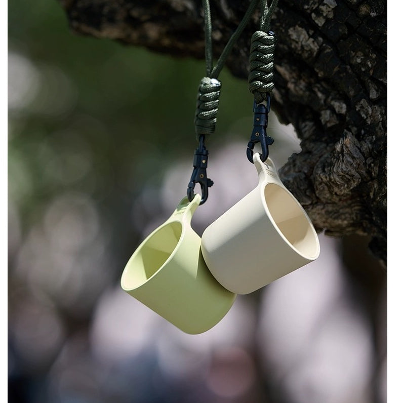 (Ready Stock)Cupping Cup Camping Decoratiave Cup with Solid Hanging String 90ml Multi Cols