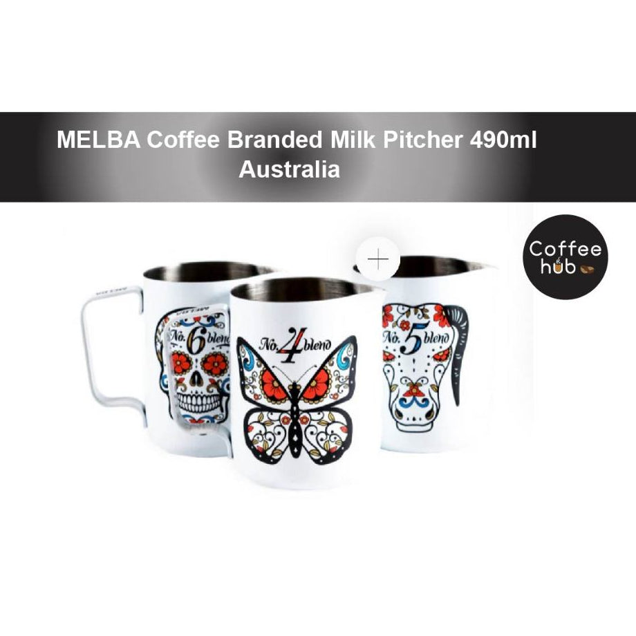 (Ready Stock)Australia Melba Coffee & Tea Co Milk Pitcher/Jug Latter Art 450ml