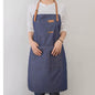 (READY STOCK)Cafe Barista Kitchen Premium Apron Unisex With Two Waist Pocket Adjustable Length Various Cols