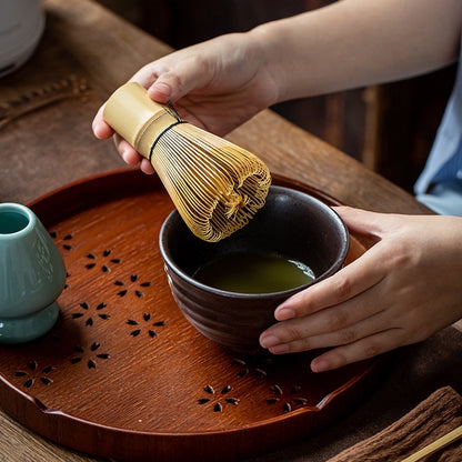 (Ready Stock)Matcha Bamboo Whisk Scoop Whisk Holder Matcha Tea Bowl Gift Box Set Starter Set Japanese Tools Accessories