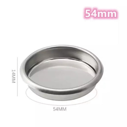 (Ready Stock)Espresso Coffee Portafilter Blank Basket Blind Filter Cleaning Disc 50mm Stainless Steel Basket 51 58mm