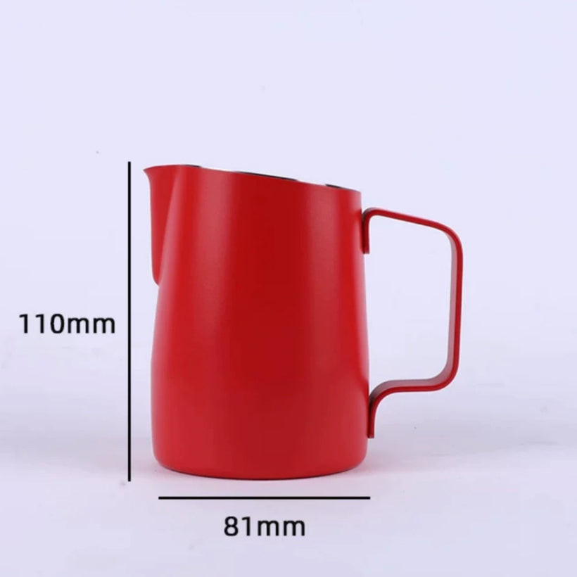 (Ready Stock)Coffee Espresso Milk Frothing Pitcher Jug Stainless Steel Teflon Rainbow 350ml |550ml| 600ml