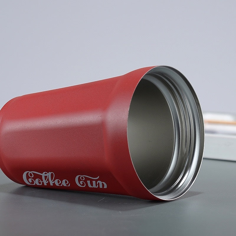 (Ready Stock)Coffee Espresso Tea Travel Sports Insulated Mug Tumbler 400ml Stainless Steel With Lid Multi Color