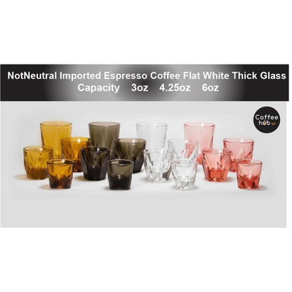 (Ready Stock)notNeutral Vero Espresso Cortado Cappuccino Glass Thick and Durable Heavy