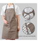 (READY STOCK)Cafe Barista Kitchen Premium Apron Unisex With Two Waist Pocket Adjustable Length Various Cols