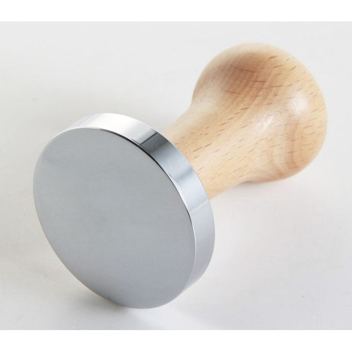 (Ready Stock) Espresso Coffee Tamper Wood Handle 51mm/53mm Breville/ 58mm Solid Steel Weight