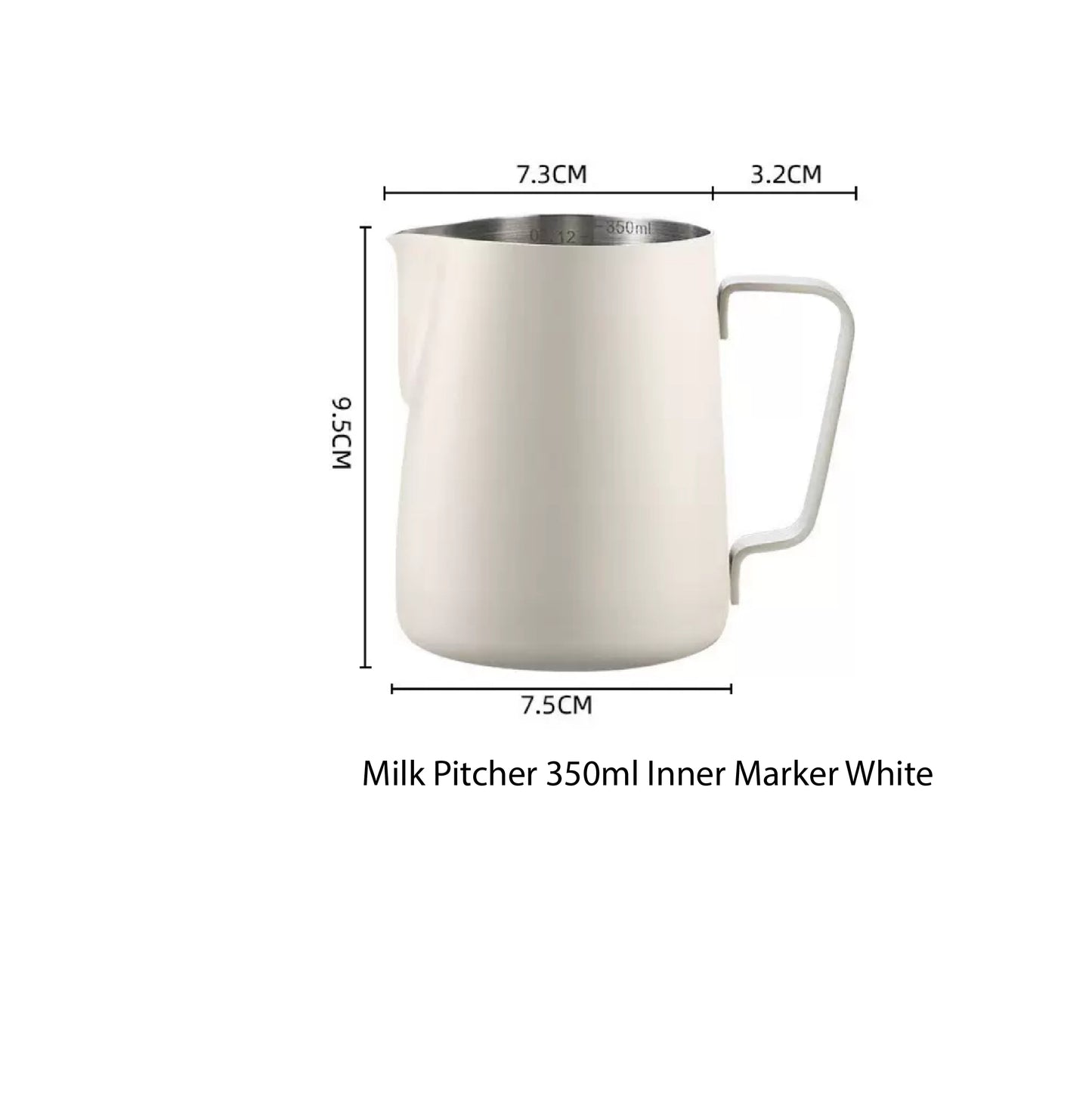 (Ready Stock)Coffee Espresso Milk Frothing Pitcher Jug Stainless Steel Teflon Rainbow 350ml |550ml| 600ml