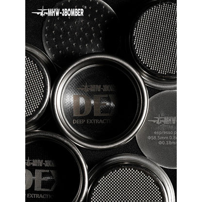 (Ready Stock)MHW-3Bomber DEX precise filter basket Stainless Steel Espresso Filter Baskets Fit 58mm Portafilter 18g 20g