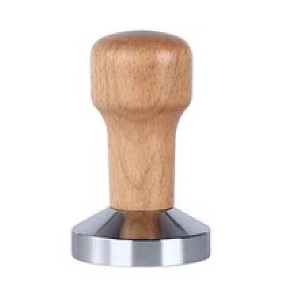 (Ready Stock) Espresso Coffee Tamper Wood Handle 51mm/53mm Breville/ 58mm Solid Steel Weight