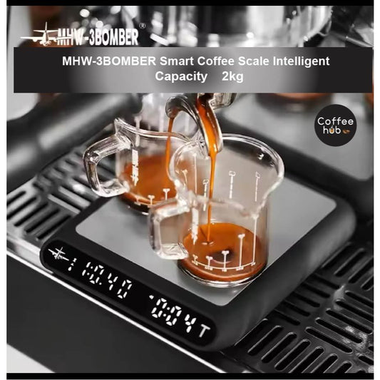 ( Ready Stock) MHW-3BOMBER Professional Smart Scale Formula Hand Brew Weighing Timer