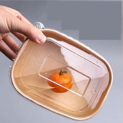 (Ready Stock)Disposable Take Away Kraft Cardboard Lunch Box Picnic Box Food Packaging  Various Sizes 50pcs