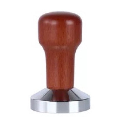 (Ready Stock) Espresso Coffee Tamper Wood Handle 51mm/53mm Breville/ 58mm Solid Steel Weight