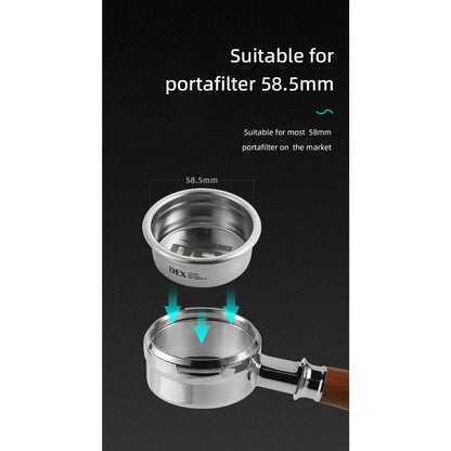 (Ready Stock)MHW-3Bomber DEX precise filter basket Stainless Steel Espresso Filter Baskets Fit 58mm Portafilter 18g 20g