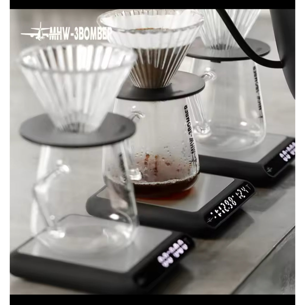 ( Ready Stock) MHW-3BOMBER Professional Smart Scale Formula Hand Brew Weighing Timer