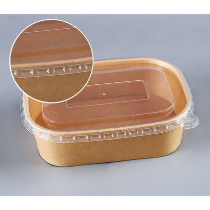 (Ready Stock)Disposable Take Away Kraft Cardboard Lunch Box Picnic Box Food Packaging  Various Sizes 50pcs