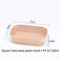 (Ready Stock)Disposable Take Away Kraft Cardboard Lunch Box Picnic Box Food Packaging  Various Sizes 50pcs