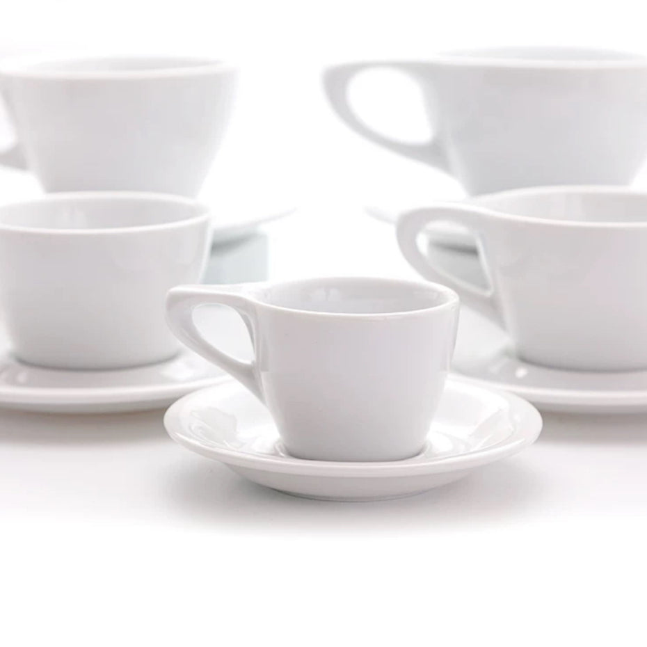 (Ready Stock)notNeutral LINO Espresso Latte Flat White Long Black Cup and Saucer Set Thick Quality