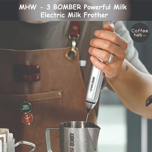 (Ready Stock) MHW-3BOMBER Powerful Premium Electric Milk Frother Eggbeater Head Portable Camping