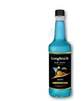 Ready Stock)LONGBEACH Premium Syrup Halal Vanilla Caramel Hazelnut Blue Lagoon 740ml