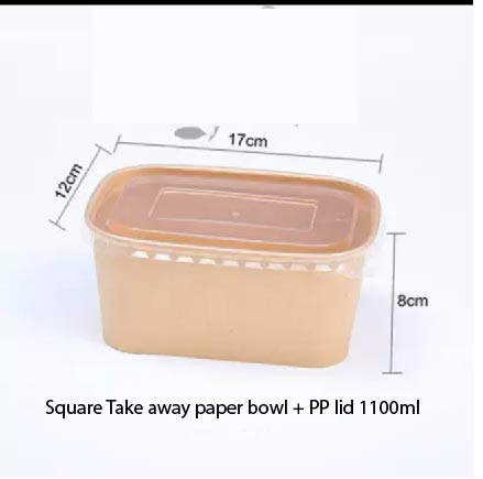 (Ready Stock)Disposable Take Away Kraft Cardboard Lunch Box Picnic Box Food Packaging  Various Sizes 50pcs