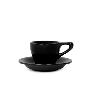 (Ready Stock)notNeutral LINO Espresso Latte Flat White Long Black Cup and Saucer Set Thick Quality