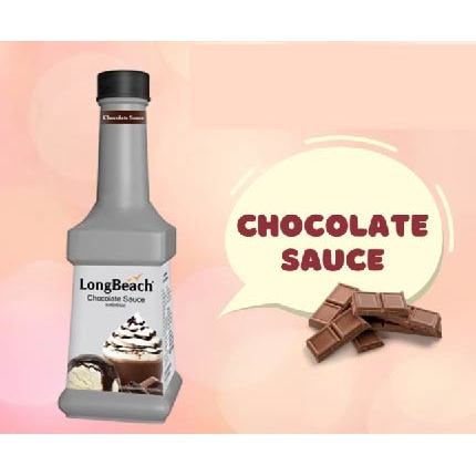 (Ready Stock)LONG BEACH Premium Sauce Halal Chocolate Caramel Matcha 900ml