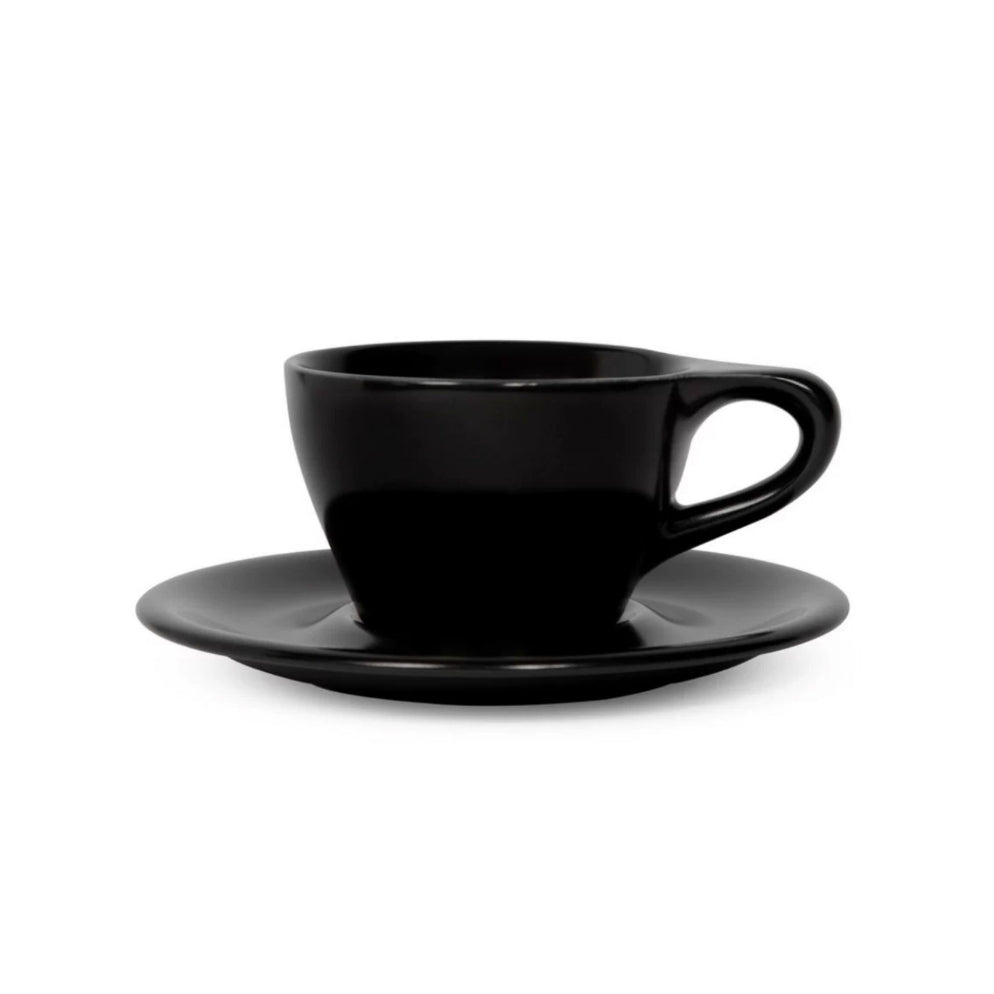 (Ready Stock)notNeutral LINO Espresso Latte Flat White Long Black Cup and Saucer Set Thick Quality