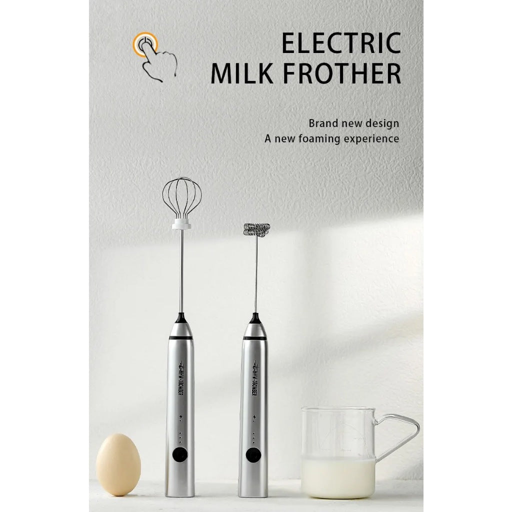 (Ready Stock) MHW-3BOMBER Powerful Premium Electric Milk Frother Eggbeater Head Portable Camping