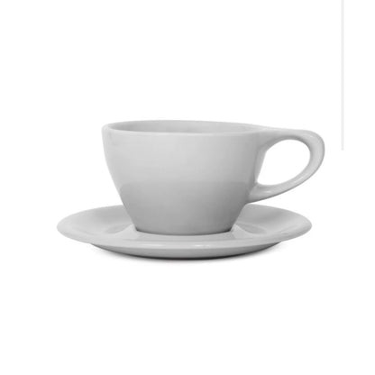 (Ready Stock)notNeutral LINO Espresso Latte Flat White Long Black Cup and Saucer Set Thick Quality