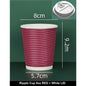 (READY STOCK)Ripple-Wall Take Away Paper Cup/Paper Hot Cup With Lid /Cawan Kertas Dengan Penutup 8oz 14oz