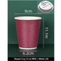 (READY STOCK)Ripple-Wall Take Away Paper Cup/Paper Hot Cup With Lid /Cawan Kertas Dengan Penutup 8oz 14oz