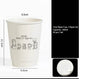 (Ready Stock)Coffee Tea Paper Cup High End Double Wall Heat Insulation Disposable With Lid 8oz(±50pcs/bag))