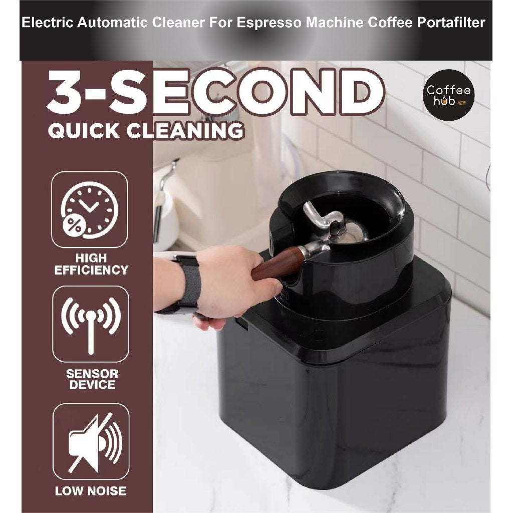 (Ready Stock) Electric Knock Box Coffee Ground Portafilter Auto Cleaner