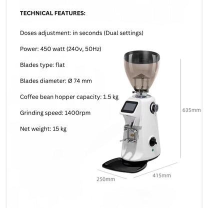 (Ready Stock)Galileo Q18 Q19 On Demand Coffee Automatic Grinder