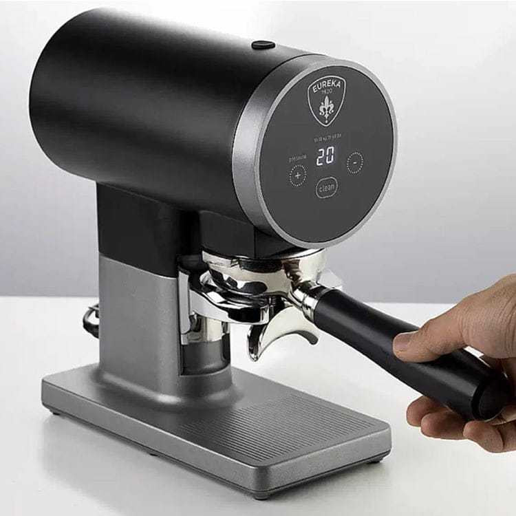 (Ready Stock)Eureka Disko 58mm Electric Automatic Tamper Flat Press Commercial Stainless Steel