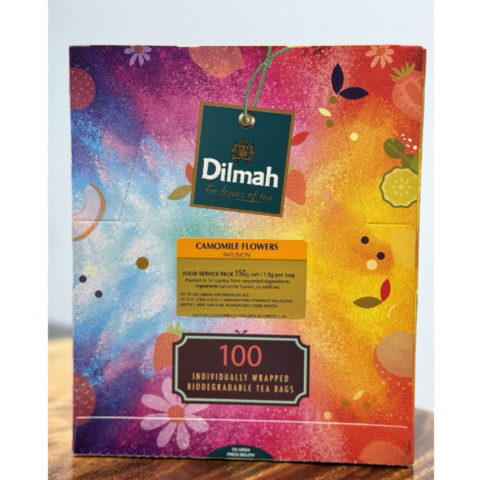 (Ready Stock)DILMAH Premium Individual Wrapped Biodegrable Tea Bag 100pcs Hotel Cafe Restaurant Serving