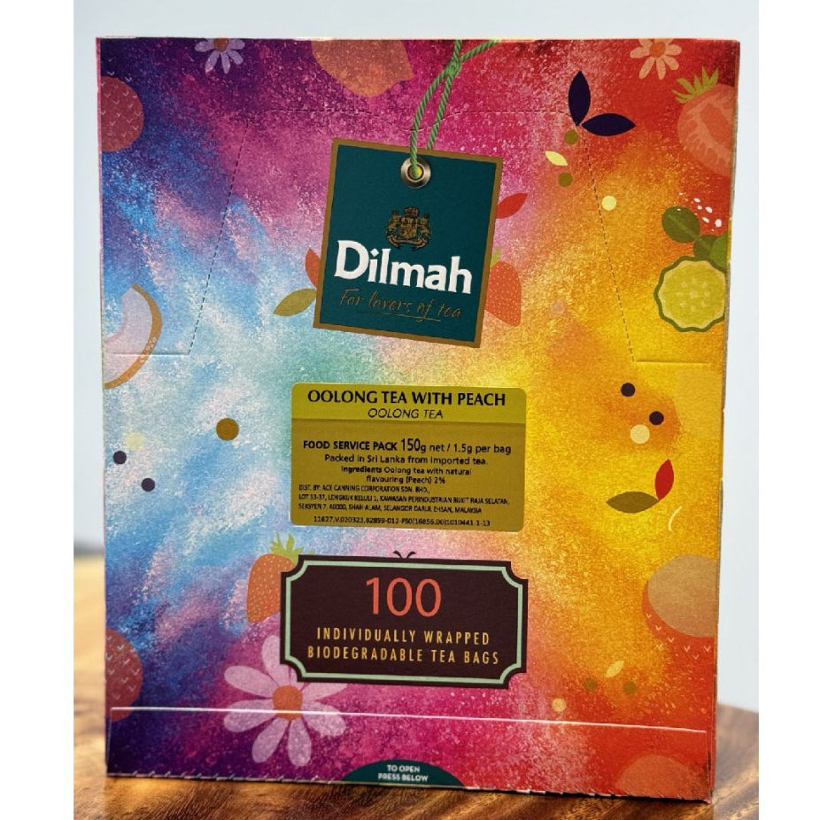 (Ready Stock)DILMAH Premium Individual Wrapped Biodegrable Tea Bag 100pcs Hotel Cafe Restaurant Serving